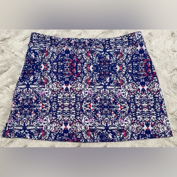 Tranquility by Colorado Clothing 
"Blue Tapestry" Active Workout Skirt Skort - Picture 6 of 7